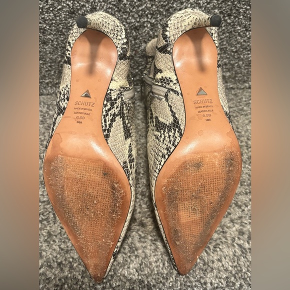 SCHUTZ Animal Print Booties - Picture 10 of 11